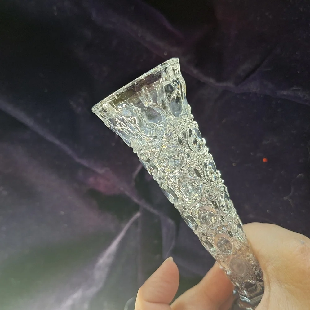 Elegant Clear Glass Vase